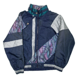 Mens Jacket Blue Colourblock L
