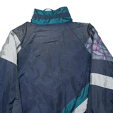 Mens Jacket Blue Colourblock L