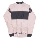 ELEVEN Cycling Mens Jersey Pink Long Sleeve 1/4 Zip XL