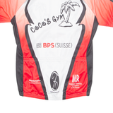 SMS SANTINI Cycling Mens Jersey Red 1/4 Zip S