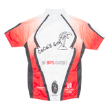 SMS SANTINI Cycling Mens Jersey Red 1/4 Zip S