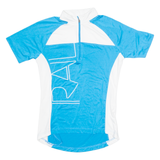 CRANE Cycling Mens Jersey Blue 1/4 Zip S