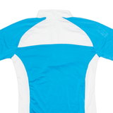 CRANE Cycling Mens Jersey Blue 1/4 Zip S