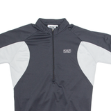 IXS Cycling Mens Jersey Grey 1/4 Zip M