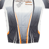 BIEMME Cycling Mens Jersey White 1/2 Zip L