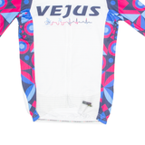 VEJUS Cycling Mens Jersey White 1/4 Zip XS