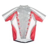 CRANE Cycling Mens Jersey Grey 1/4 Zip XL