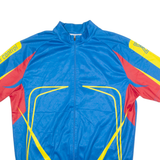 CRANE Cycling Mens Jersey Blue 1/4 Zip L