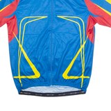 CRANE Cycling Mens Jersey Blue 1/4 Zip L