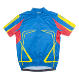 CRANE Cycling Mens Jersey Blue 1/4 Zip L