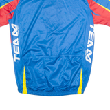 CRANE Cycling Mens Jersey Blue 1/4 Zip L