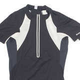 SCOTT Cycling Mens Jersey Black 1/2 Zip M