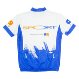 TZAMO Cycling Mens Jersey White 1/4 Zip L