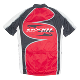 CUORE Cycling Mens Jersey Red 1/4 Zip S