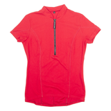 PROTECTIVE Cycling Mens Jersey Red 1/4 Zip S