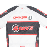 OWAYO Cycling Mens Jersey White 1/4 Zip L