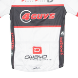 OWAYO Cycling Mens Jersey White 1/4 Zip L