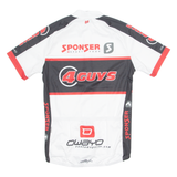 OWAYO Cycling Mens Jersey White 1/4 Zip L