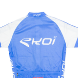 EKOI Cycling Mens Jersey Blue 1/4 Zip L