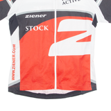 ZIENER Cycling Mens Jersey Red 1/4 Zip L