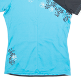 K-TEC Cycling Womens Jersey Blue 1/4 Zip S