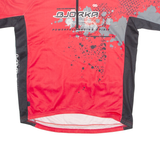 BJORKA Cycling Mens Jersey Red 1/4 Zip M