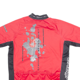 BJORKA Cycling Mens Jersey Red 1/4 Zip M