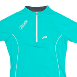 PROTECTIVE Cycling Womens Jersey Blue 1/4 Zip S