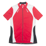 CRIVIT Cycling Mens Jersey Red 1/4 Zip L