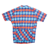 SEDRICK Cycling Mens Jersey Blue 1/4 Zip XL