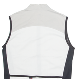 SKINFIT Cycling Mens Jersey Grey Sleeveless 1/4 Zip L