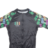 TRES PINAS Cycling Mens Jersey Black 1/4 Zip S