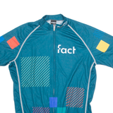 MAISCH Cycling Mens Jersey Blue 1/4 Zip L