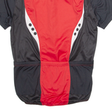 SAUCONY Cycling Mens Jersey Red 1/2 Zip S