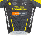 TEKER Cycling Mens Jersey Yellow 1/4 Zip M