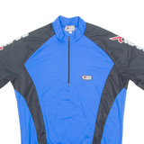 XWAVE Cycling Mens Jersey Blue 1/4 Zip M