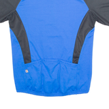 XWAVE Cycling Mens Jersey Blue 1/4 Zip M