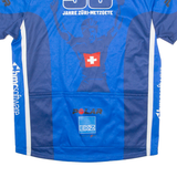 O.L.E. BIKE WEAR Cycling Mens Jersey Blue 1/4 Zip XL