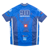 O.L.E. BIKE WEAR Cycling Mens Jersey Blue 1/4 Zip XL