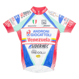 SANTINI Cycling Mens Jersey White 1/4 Zip L