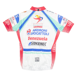 SANTINI Cycling Mens Jersey White 1/4 Zip L