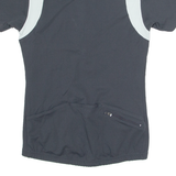 ADIDAS Cycling Womens Jersey Grey 1/4 Zip UK 12