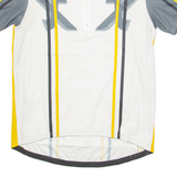 XWAVE Cycling Mens Jersey White 1/4 Zip M