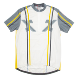 XWAVE Cycling Mens Jersey White 1/4 Zip M