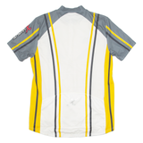 XWAVE Cycling Mens Jersey White 1/4 Zip M