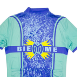 BIEMME Cycling Mens Jersey Blue 1/4 Zip XL