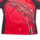 LOFFLER Cycling Womens Jersey Red 1/4 Zip XL