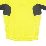 VAUDE Cycling Mens Jersey Yellow 1/4 Zip M