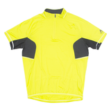 VAUDE Cycling Mens Jersey Yellow 1/4 Zip M