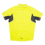 VAUDE Cycling Mens Jersey Yellow 1/4 Zip M